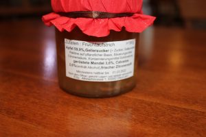 Geröstete Mandel Apfel Calvados Marmelade Zutaten
