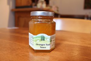 Orangen Senf Sauce 80ml